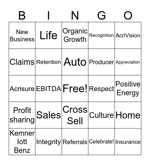 We Celebrate How Good We Are! Bingo Card