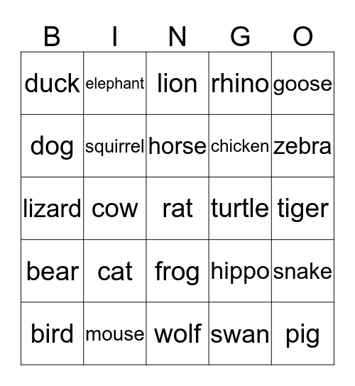 Homework Club Bingo! Bingo Card