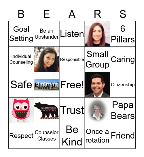 Blattman Bingo  Bingo Card