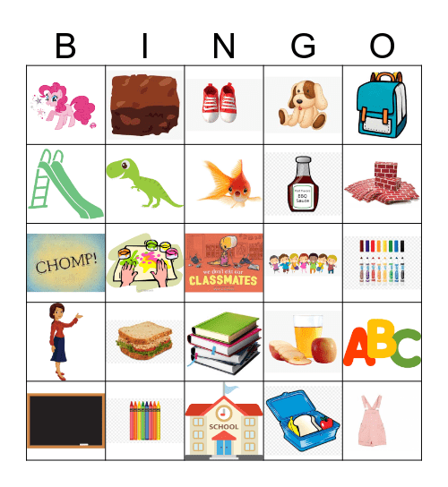 We Don't Eat Our Classmates! Bingo Card