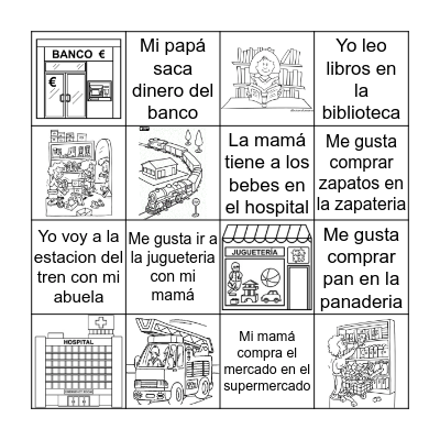 La Ciudad Bingo Card