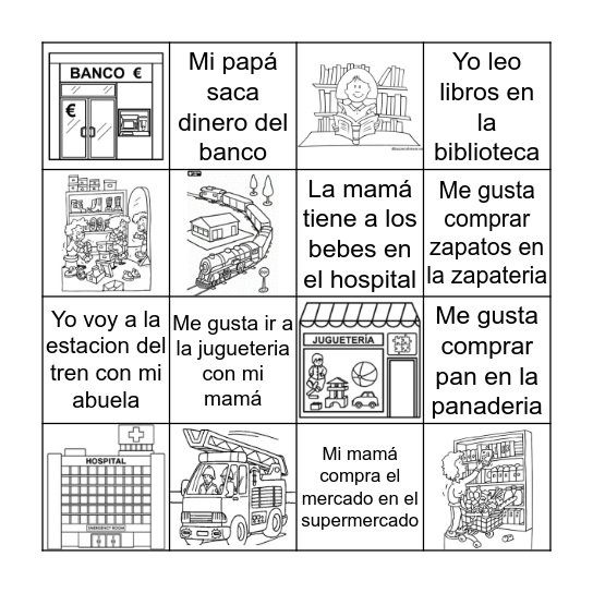 La Ciudad Bingo Card