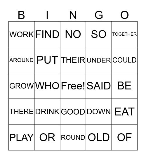 BOOK 3 Bingo Card