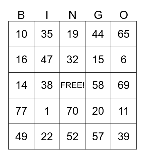 In the month of April, play BINGO with At Home Healthcare. Numbers will be given weekly. Winning cards should be turned into Vera: 903.930.4777 Bingo Card