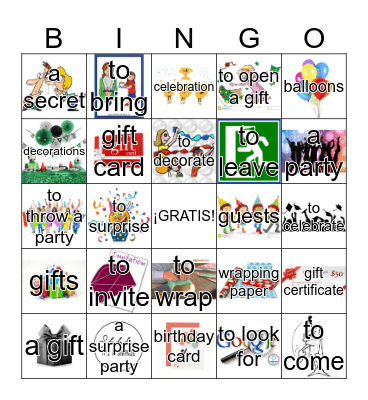 LAS FIESTAS Bingo Card