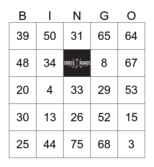 Numbers Bingo! Bingo Card