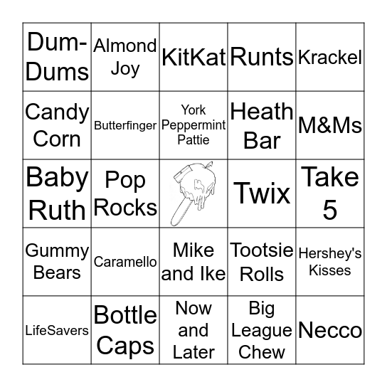 Candy Bingo! Bingo Card