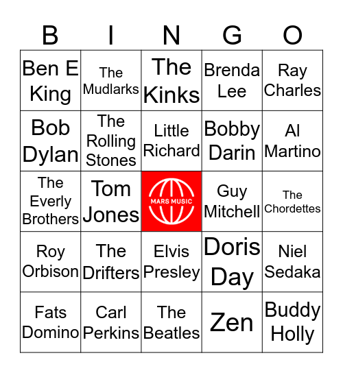 Bierfest Bingo Card