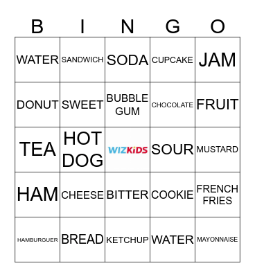 PICNIC DAY - FOODS Bingo Card