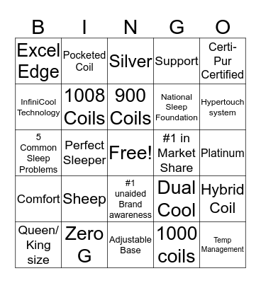 SSB & JCP Bingo Card