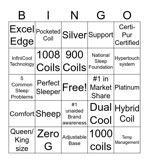 SSB & JCP Bingo Card