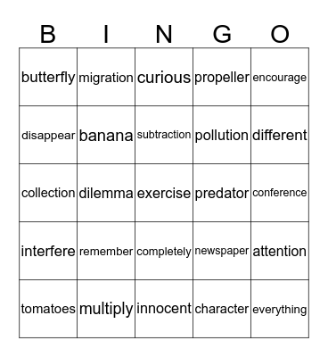 Red 137 Bingo Card