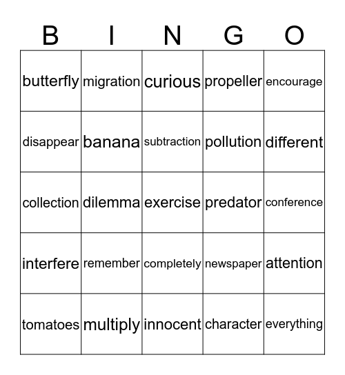 Red 137 Bingo Card