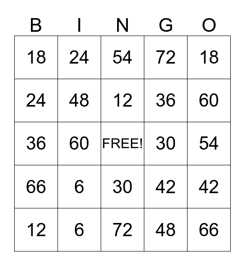 six-times-tables-bingo-card