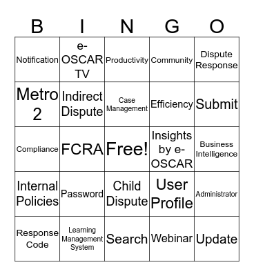 SIMPLICITY 2019 Buzzword Bingo Card