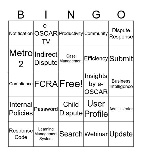 SIMPLICITY 2019 Buzzword Bingo Card