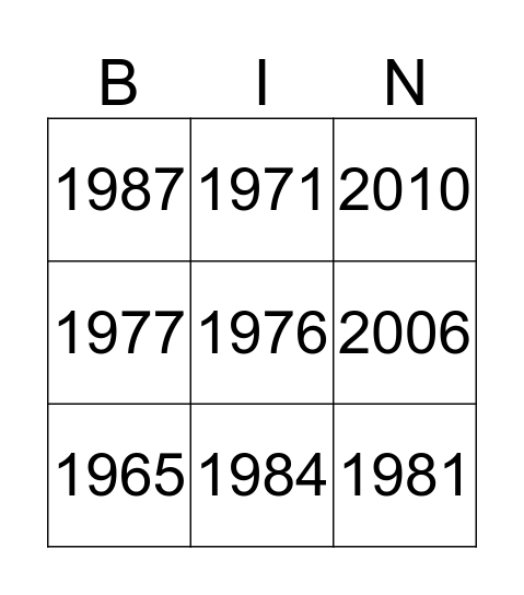 Wolfgangs erste 60 Jahre Bingo Card