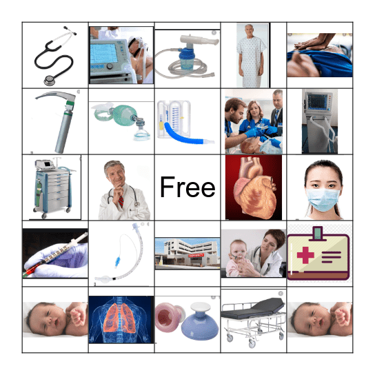 Respiratory Therapy Bingo Card