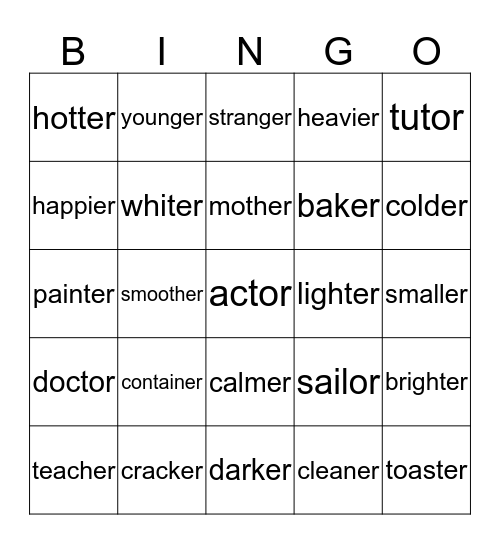 Red 141 Bingo Card