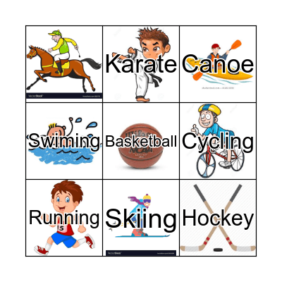 Sports Bingo Card