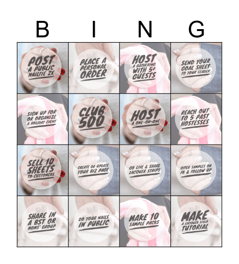 Back To Business Bingo Card