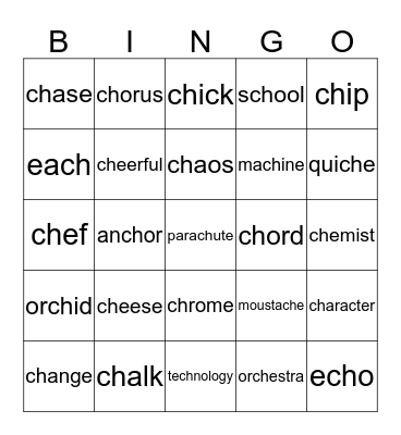 Red 145 Bingo Card