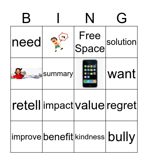 Unit 1 BINGO Card