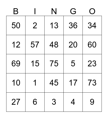 rothy bingo!!! Bingo Card