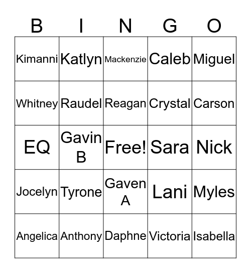 BIM I BINGO - 3rd Bingo Card