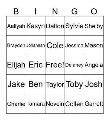 BIM I - BINGO - 5th Bingo Card