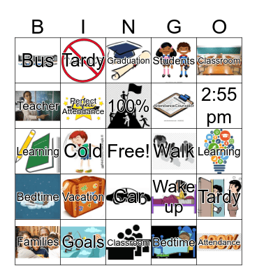 Attendance Bingo Card