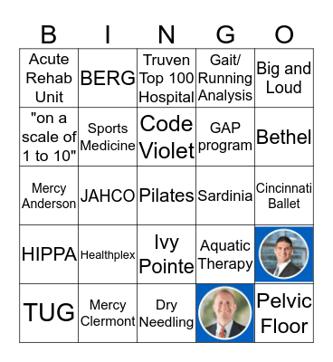East Market Therapy Bingo Card