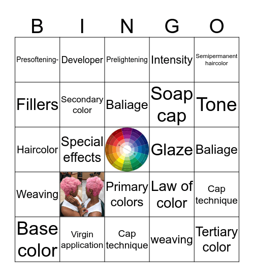 Hair Color Bingo (1) Bingo Card
