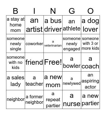 Pure Romance Hostess Bingo Card