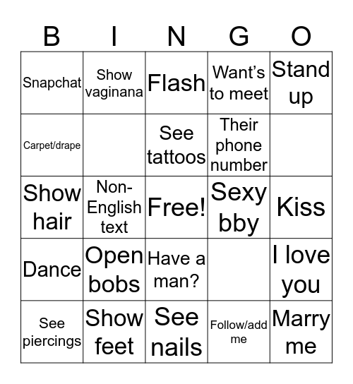 Peri Comment Bingo! Bingo Card