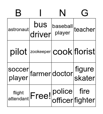 What do you have on Monday? Bingo Card