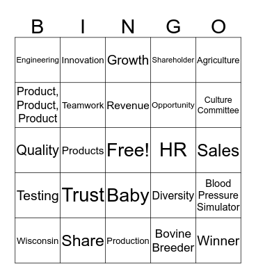 ESOP Bingo Card