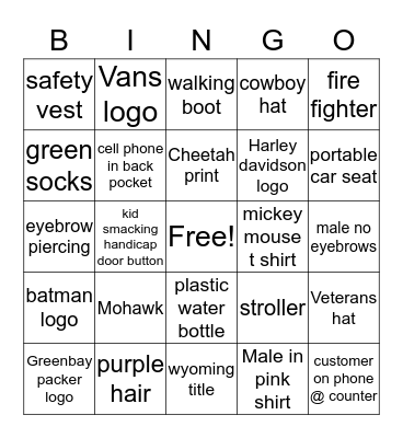 BLACKout 3 Bingo Card