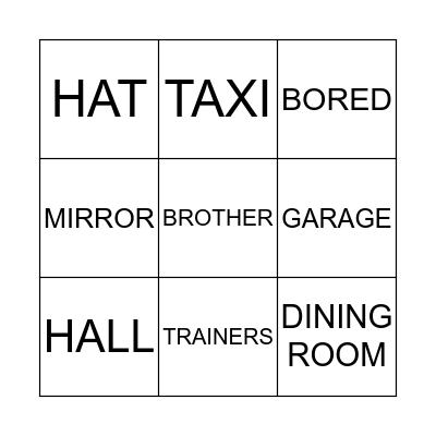 INTRODUCTION UNIT Bingo Card