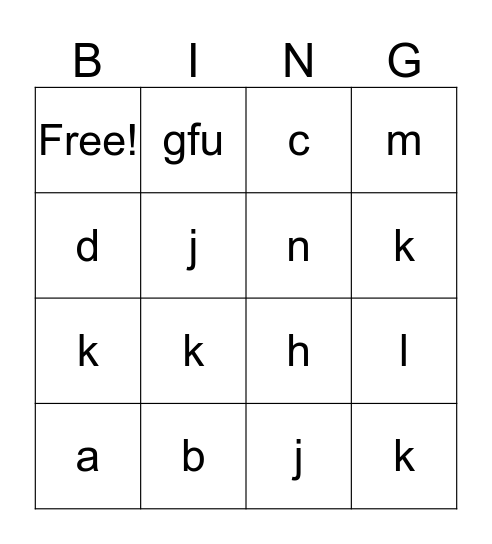 DAVE CALL BINGO Card