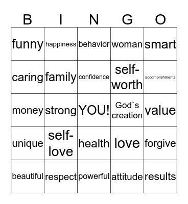 Who you are Bingo Card