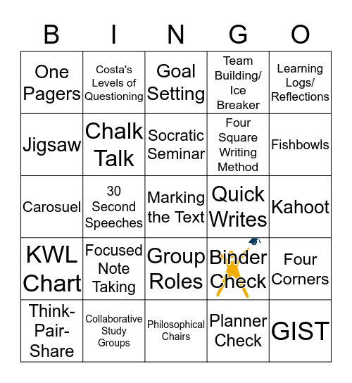 WICOR BINGO Card