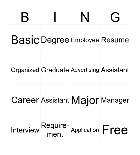 vocabulary-bingo-card