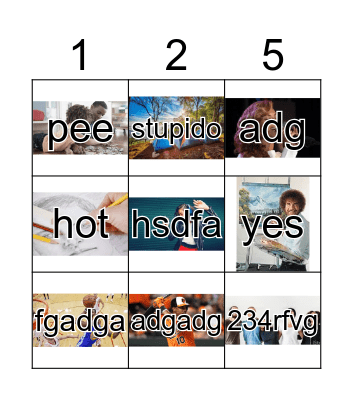 Hobbys und Freizeit 3X3 Bingo Card