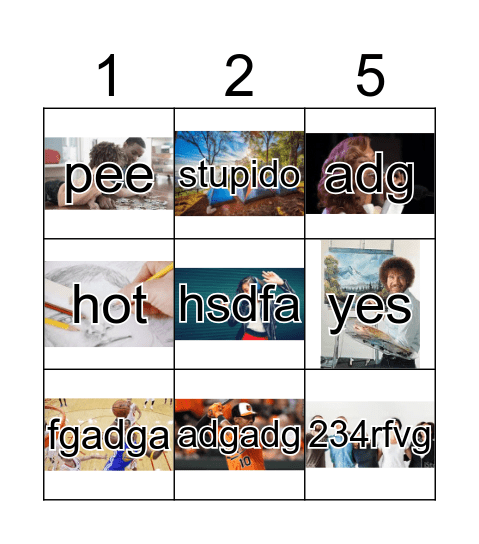 Hobbys und Freizeit 3X3 Bingo Card
