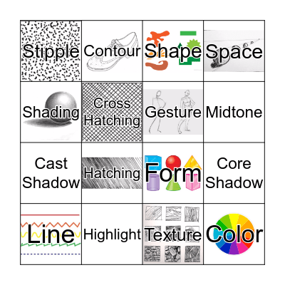 1st 6 Weeks Test Review Bingo Card