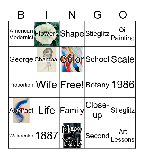 Bing O' Bingo Card