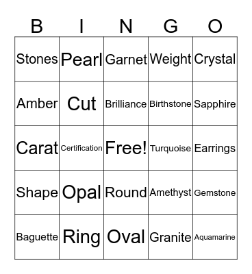 You're ONE of Kind! Bingo Card