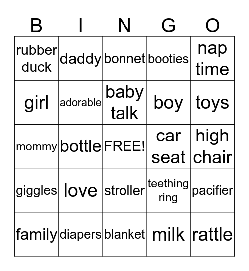 Claire Hanna Bingo Card