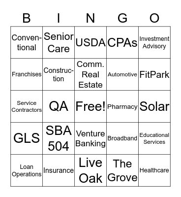 CCLIQ Bingo  Bingo Card